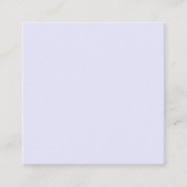 Cartão de visita de lavanda quadrado