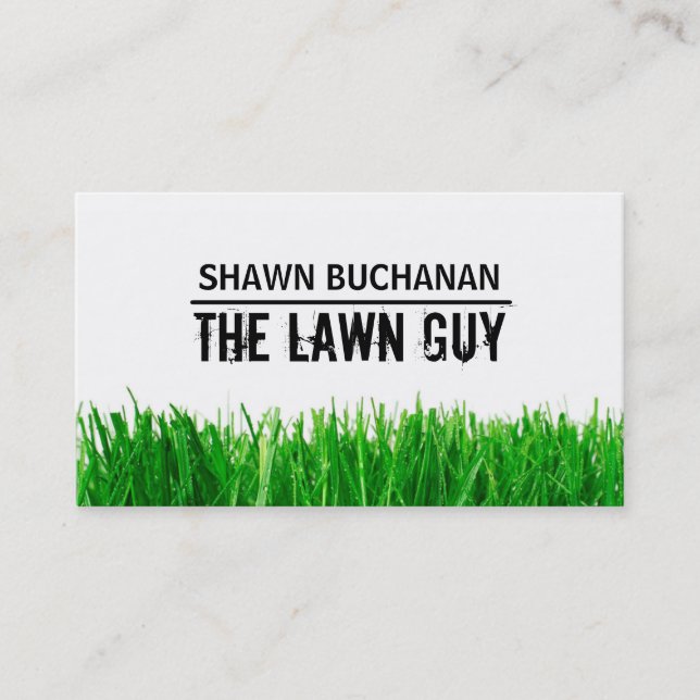Cartão de visita de Lawncare (Frente)