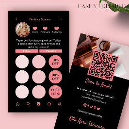 Cartão de visita de Lealdade IG