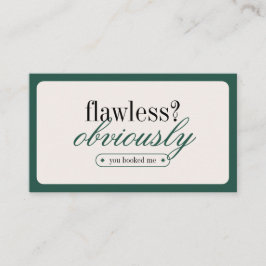 Cartão de visita de lista de estilos minimalista d