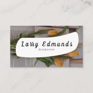 Cartão de visita de livraria