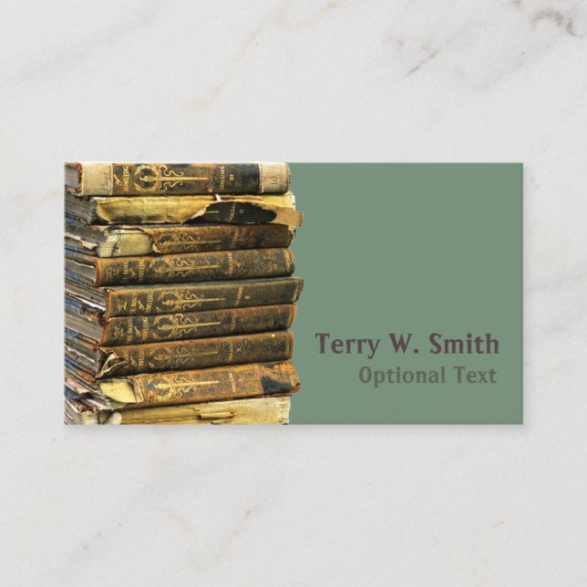 Cartão de visita de livros (Frente)