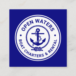 Cartão de visita de Logotipo da Carta de Marina Ma