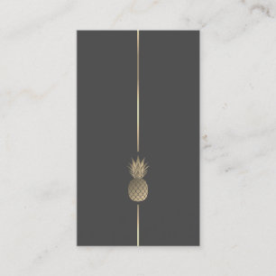 Cartão de visita de Logotipo de Pineapple minimal
