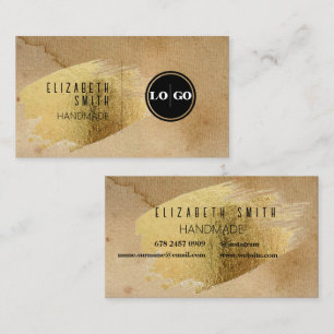 Cartão de visita de logotipo russo de textura Dour