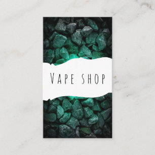 Cartão de Visita de Loja de Vape Fumar