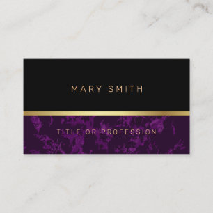Cartão de visita de Luxury Elegante Marble