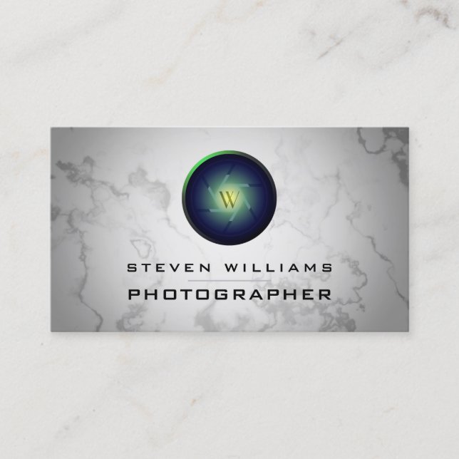 Cartão de visita de luz da lente da câmara traseir (Frente)