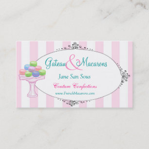 Cartão de visita de Macarons