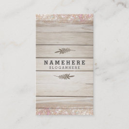 Cartão de visita de madeira escuro moderno do