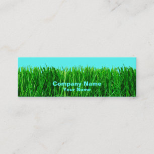 Cartão de visita de magra - Grama