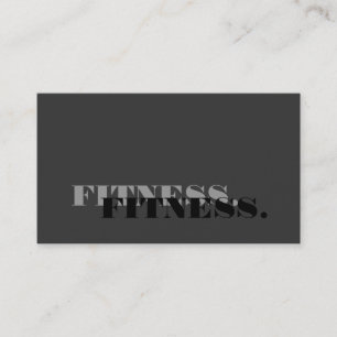 Cartão de visita de Malhação de Cinza simples