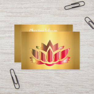 Cartão de visita de mandala elegante dourado