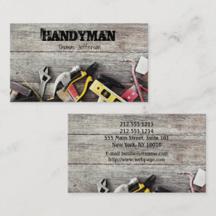 Cartão de visita de Manutenção de Handyman
