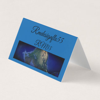 CARTÃO DE VISITA de mapa do mundo Premium TOPFlow