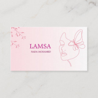 Cartão de Visita de Maquiador LAMSA | B Elegante R