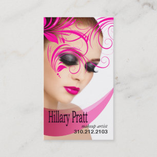 Cartão De Visita De "maquilhador da beleza Beaute" -, salão de