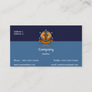 Cartão de visita de marinheiro