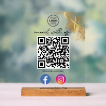 Cartão de Visita de Metal com Código QR Tesoura Do