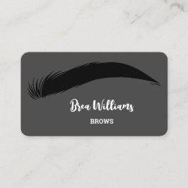 Cartão de visita de microbexiga Brows