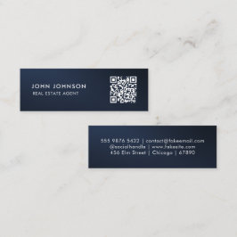 Cartão de visita de Mini Código QR