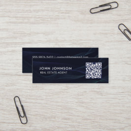 Cartão de visita de Mini Código QR