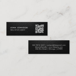 Cartão de visita de Mini Código QR