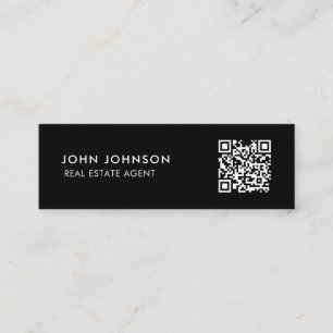 Cartão de visita de Mini Código QR