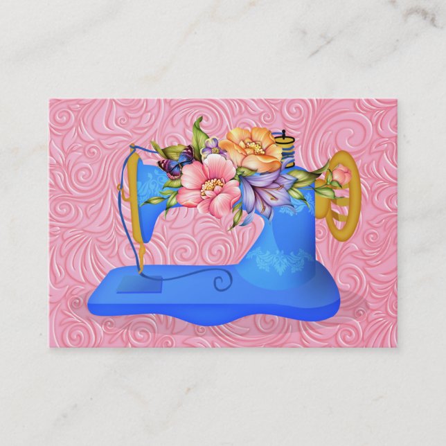 Cartão de visita de Moda/Seamstress - SRF (Frente)