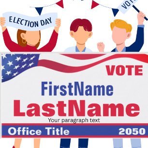 Cartão de visita de Modelo da campanha personaliza