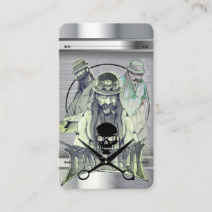 Cartão de visita de Modelo de barbeiro