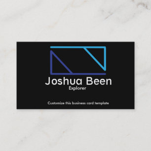 Cartão de visita de Modelo de logotipo simples