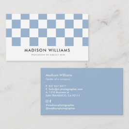 Cartão de visita de Monograma Mínimo Personalizado