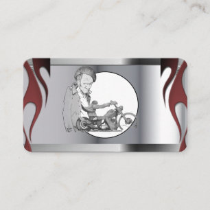 Cartão de visita de motocicleta