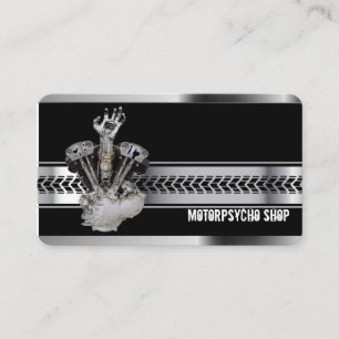 Cartão de visita de motocicleta