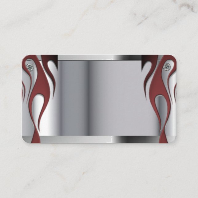 Cartão de visita de motocicleta (Frente)