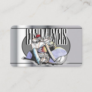 Cartão de visita de motociclo modelo