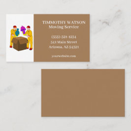 Cartão de visita de Movimentação de Serviço