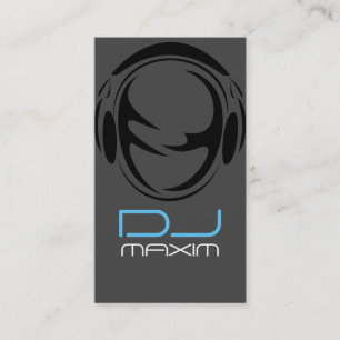 Cartão de Visita de Música de DJ Legal