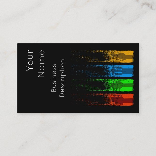 Cartão de visita de música relacionada (Frente)