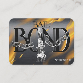 Cartão de visita de na moda Bail bond
