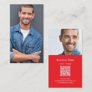 Cartão de Visita de Negócios com Foto Essenciais p