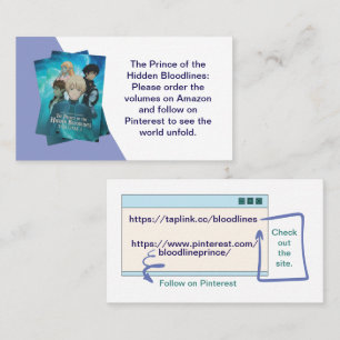 Cartão de Visita de Negócios de Livro de Promoção 