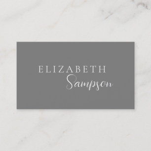 Cartão de visita de Nome Personalizado de Script S