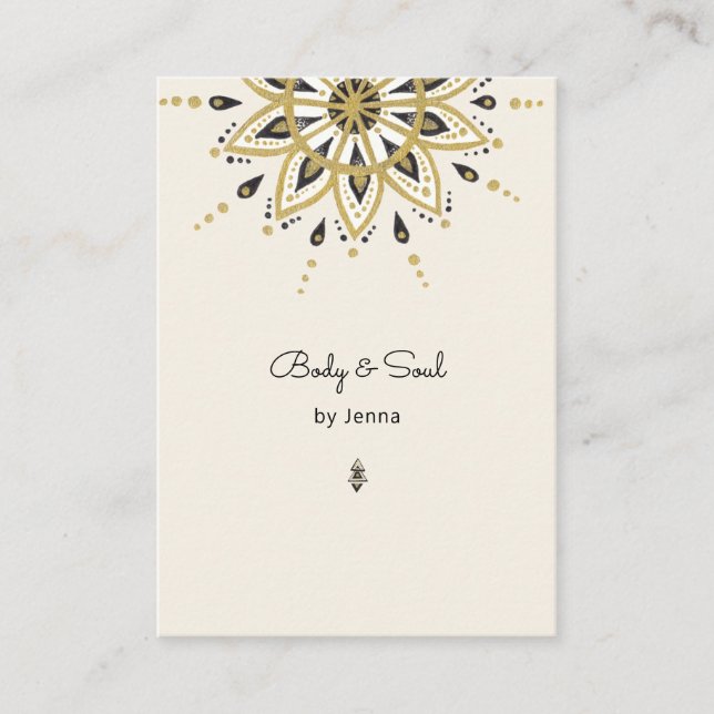 Cartão de visita de Óculos de Massagem Moderna (Frente)