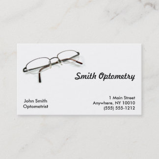 Cartão de Visita de Optometria