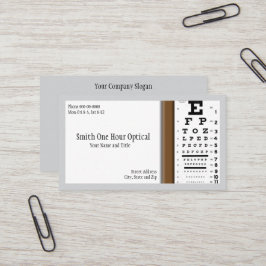 Cartão de visita de Optometristas