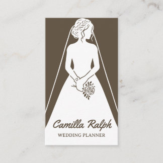 Cartão de Visita de Organizador de Casamento Elega