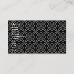 Cartão de visita de padrão geométrico