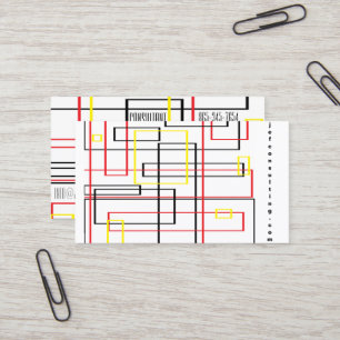 Cartão de visita de Padrão Industrial de Rede / Li